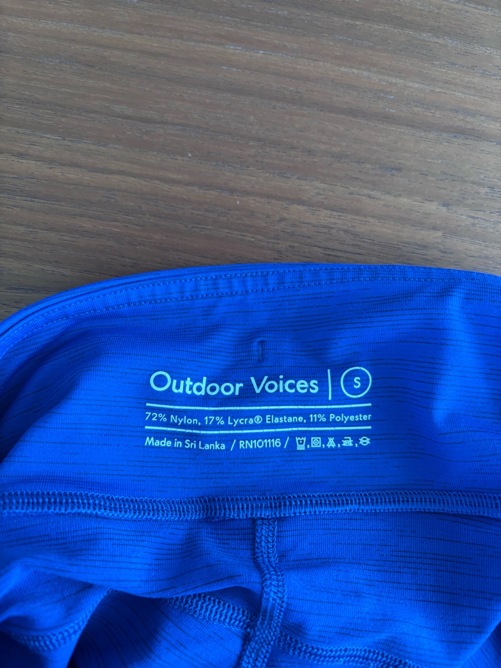 Outdoor Voices Blue Bike Short - Picture 4 of 4